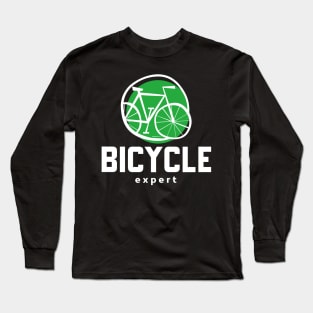 Bicycle Expert, Cyclist Long Sleeve T-Shirt